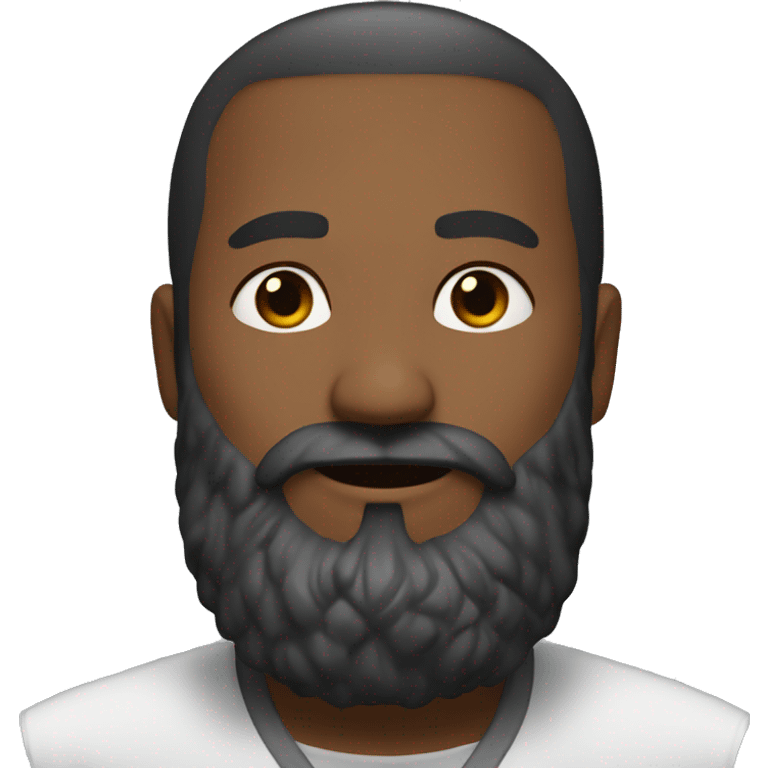 🤔 but add a black/brown beard emoji