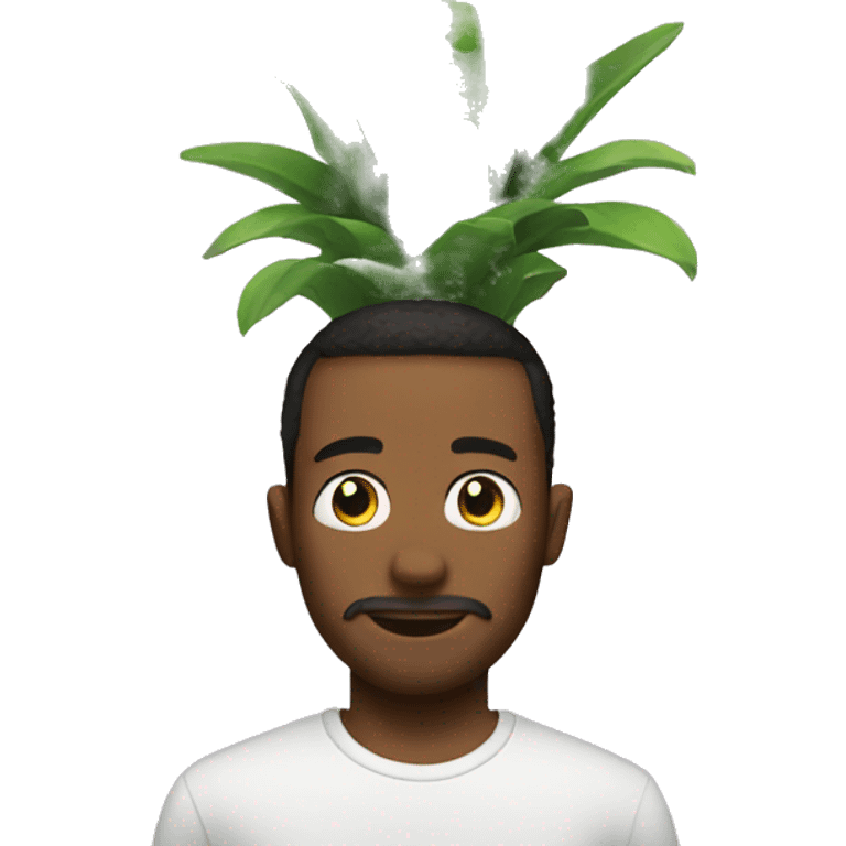 Man with pineapples  emoji