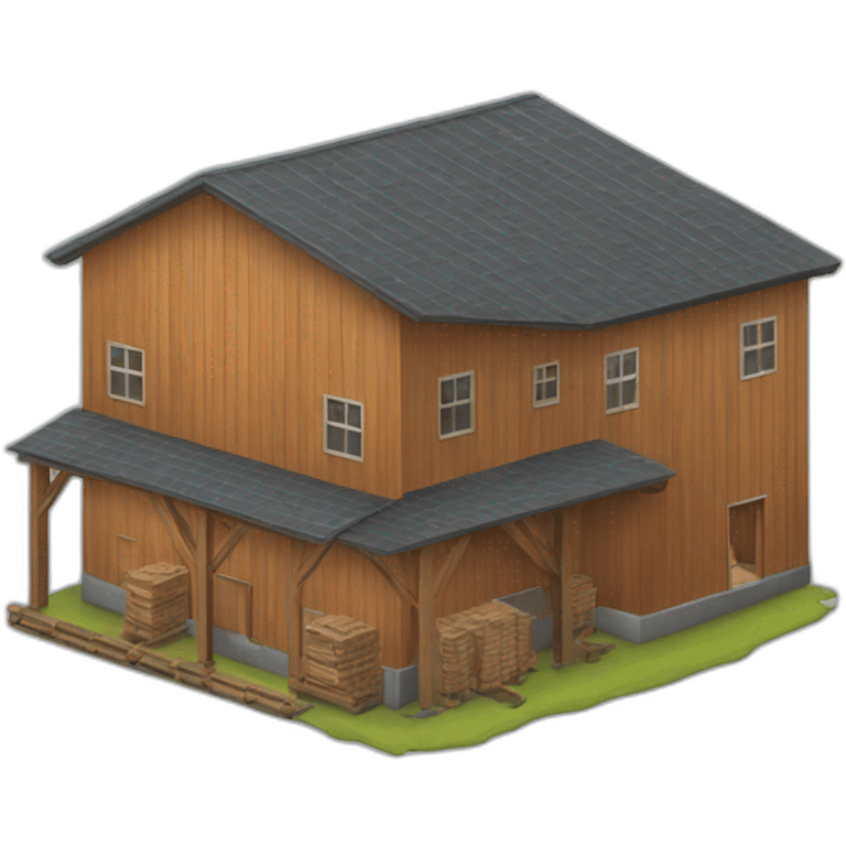 modern lumber factory emoji