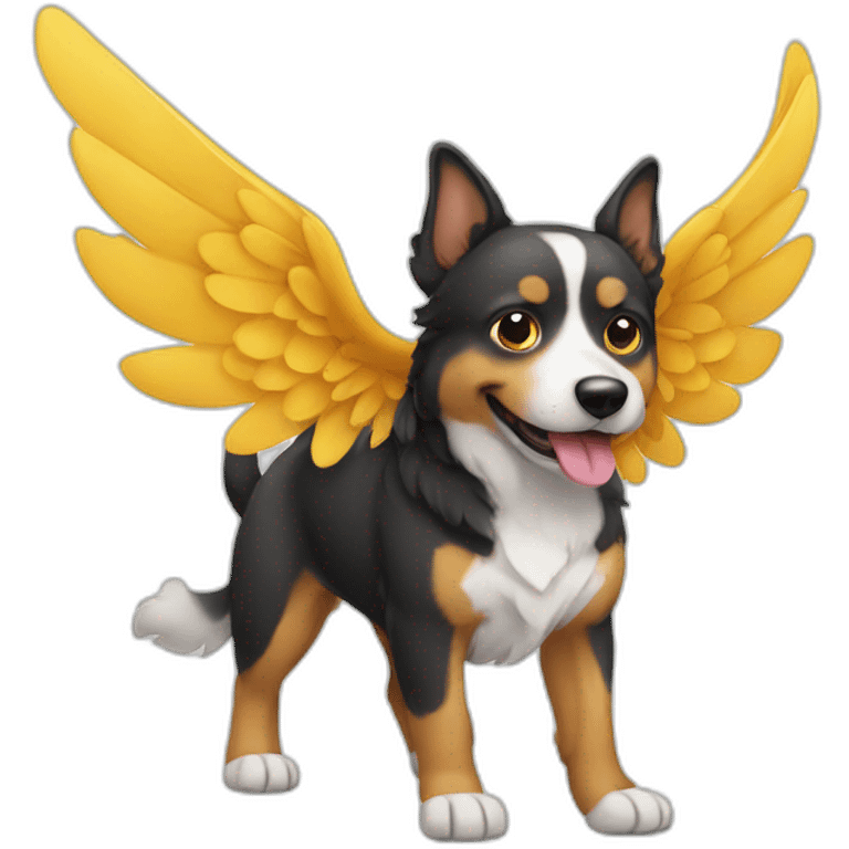 Dog with wings emoji