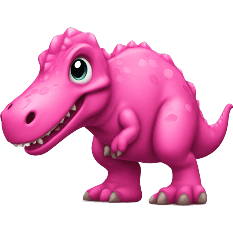 Pink dinosaur  emoji