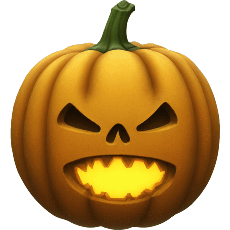 radioactive pumpkin emoji