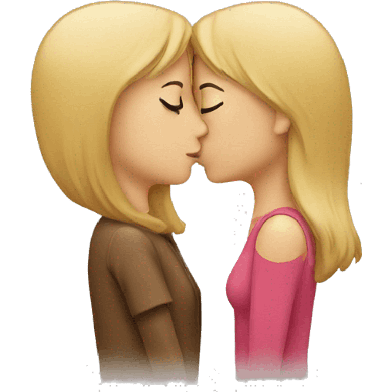 Woman kissing  emoji