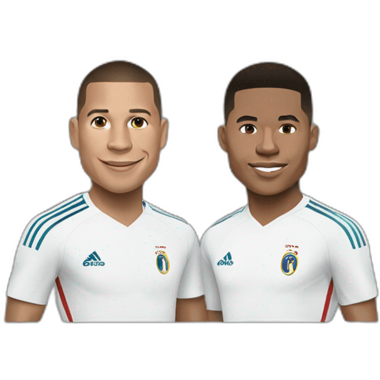 Ronaldo et Mbappé emoji