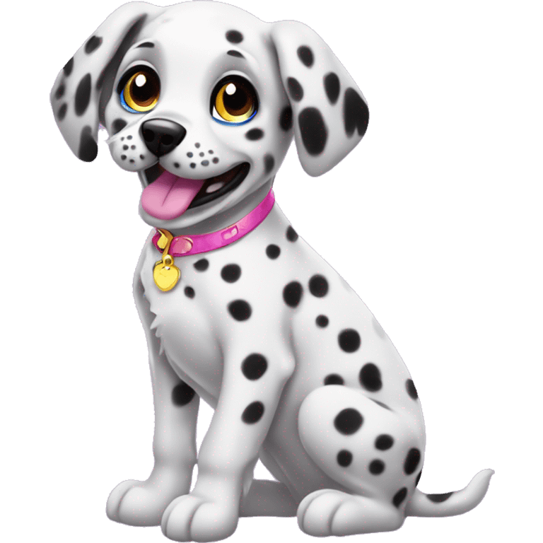 lisa frank dalmatian puppy emoji