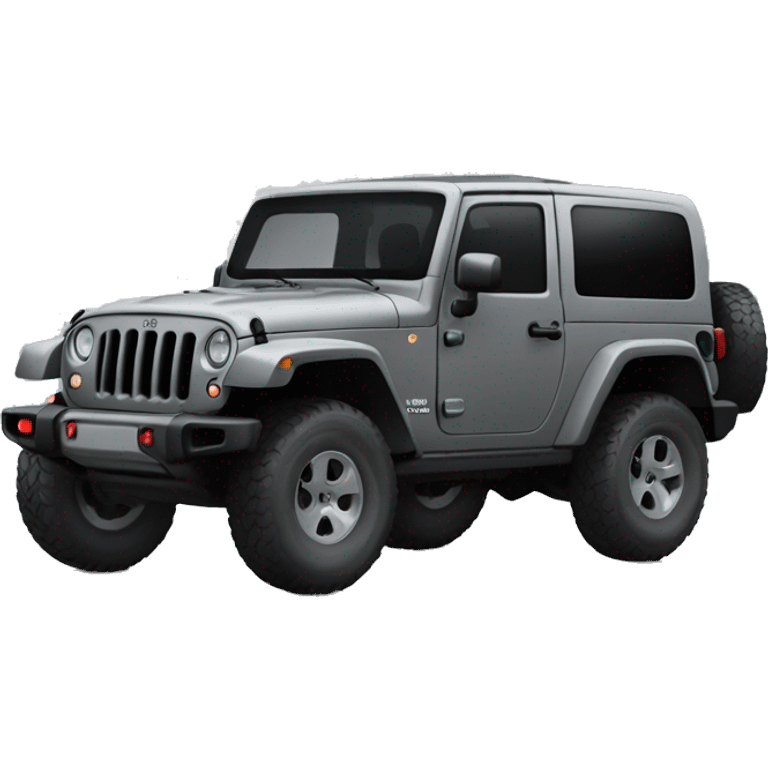 Jeep rubicon grey emoji