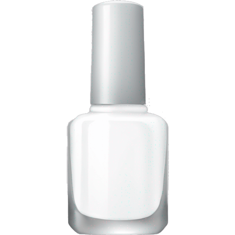 white nail polish bottle emoji