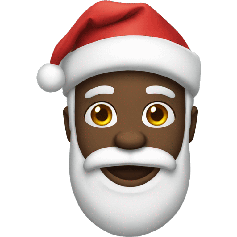 Black santa emoji