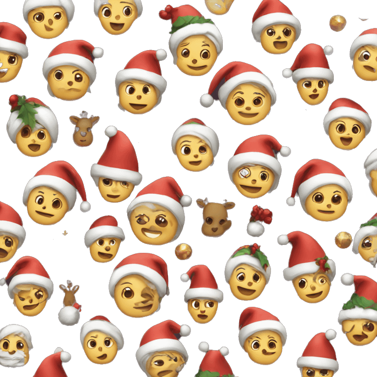 Cute Christmas emojis  emoji