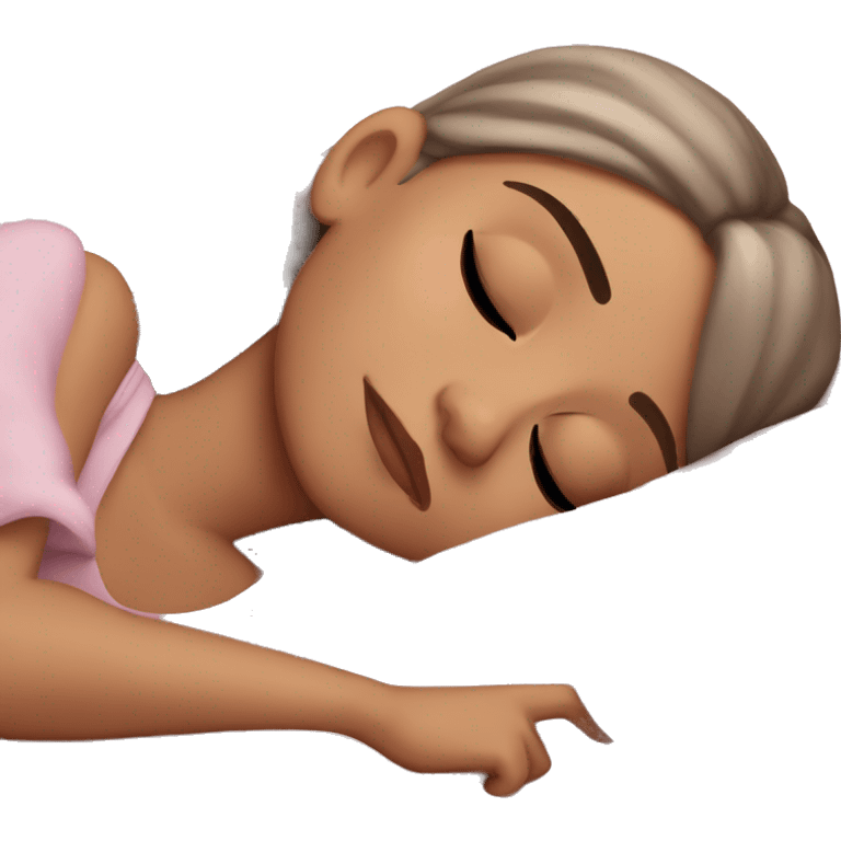 Ariana Grande sleeping emoji