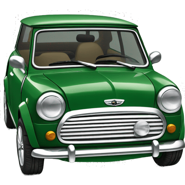 MINI COOPER green emoji