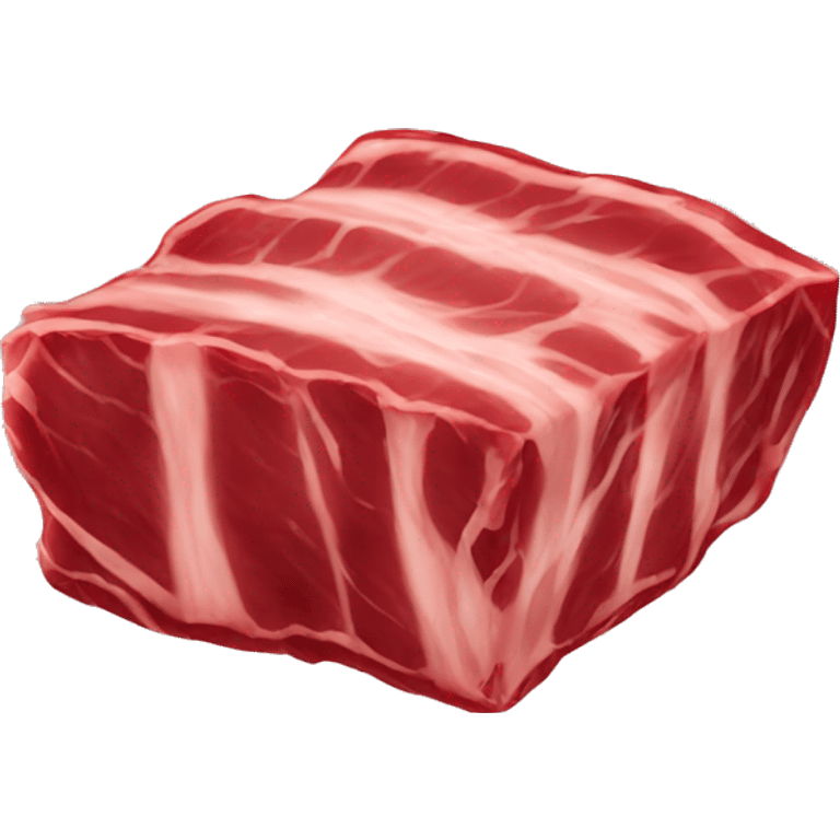 Rib meat food emoji