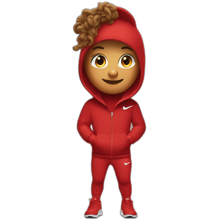 red nike tech fleece emoji