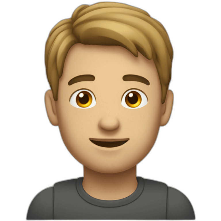 homme qui leve bras gauche de profil emoji