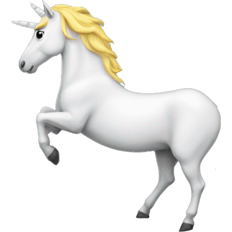 Unicorn on the moon emoji