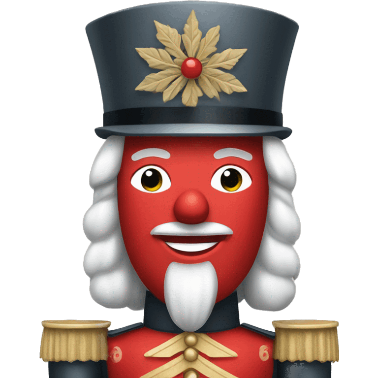  Red nutcracker emoji