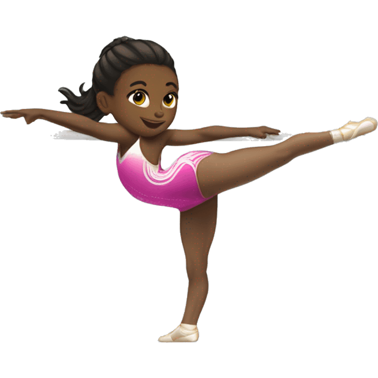 summer olympics girl gymnastics beam emoji