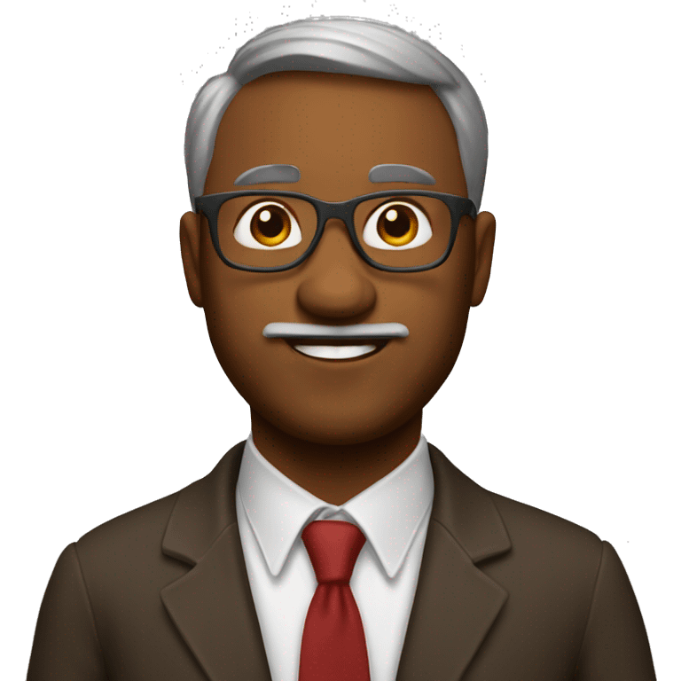 Brown Bear university professor emoji