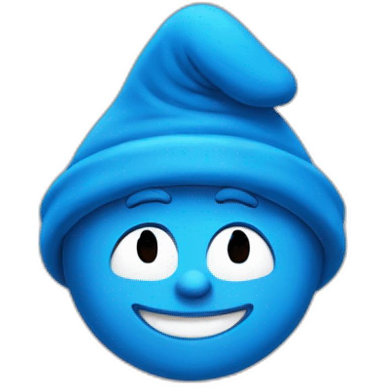 Big smurf emoji