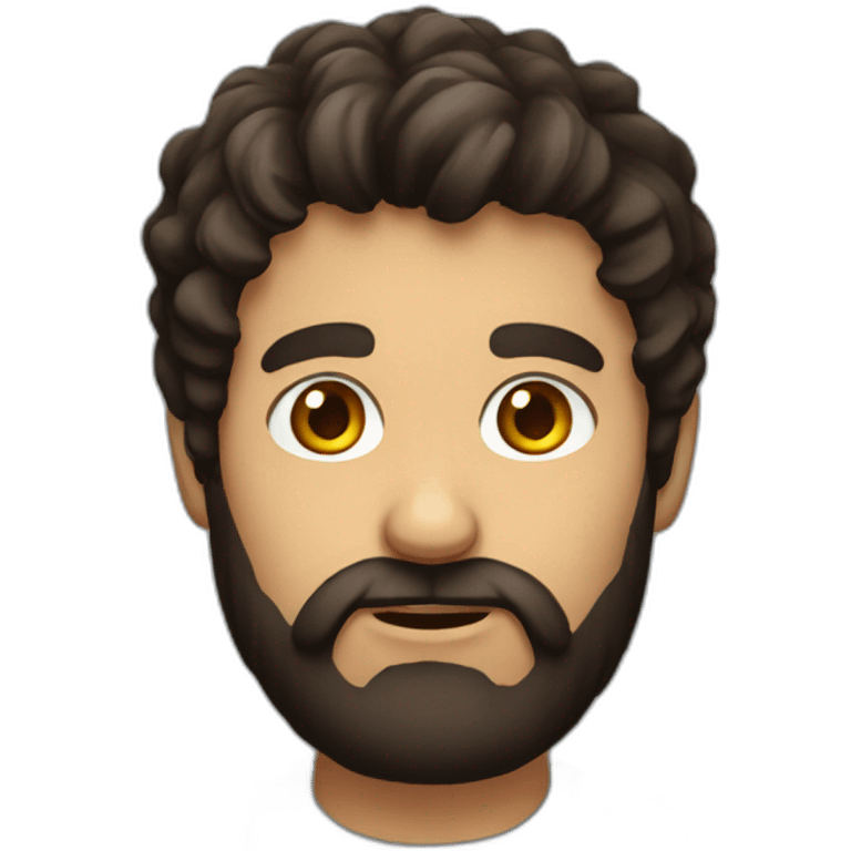 dark-brown-beard-hair-and-eyes-developer emoji