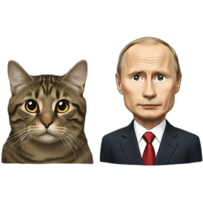 cat and putin emoji