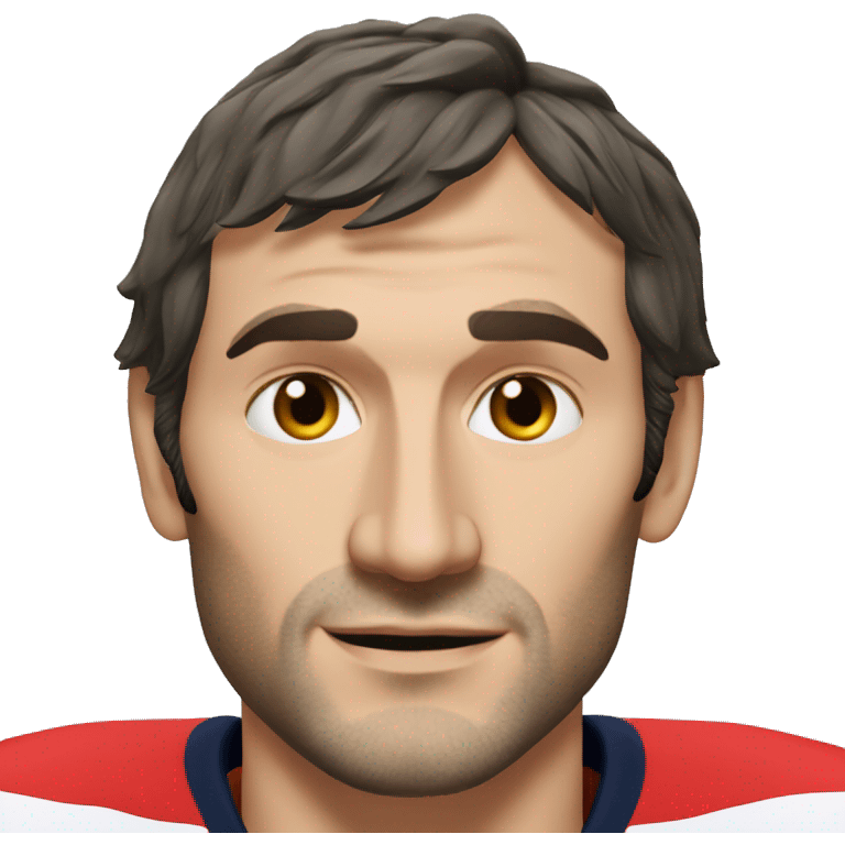 Alexander Ovechkin Realistic face emoji