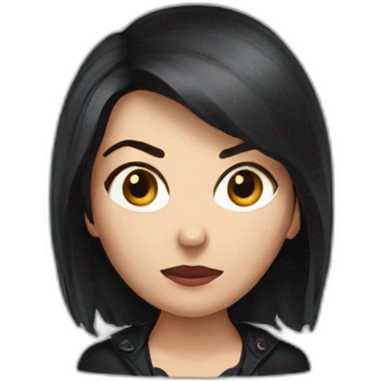 head Black Widow emoji