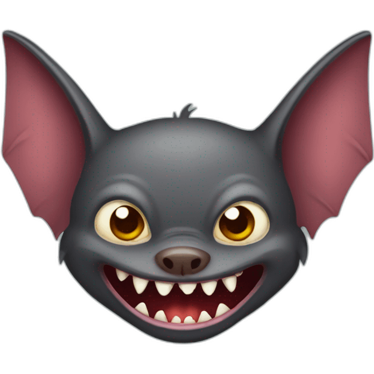 Vampire bat emoji