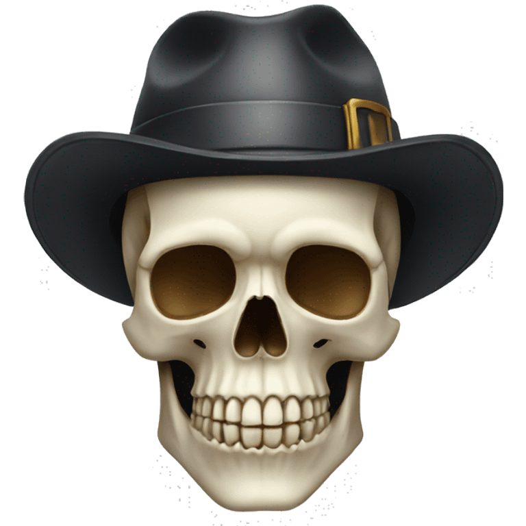 Skull with hat emoji