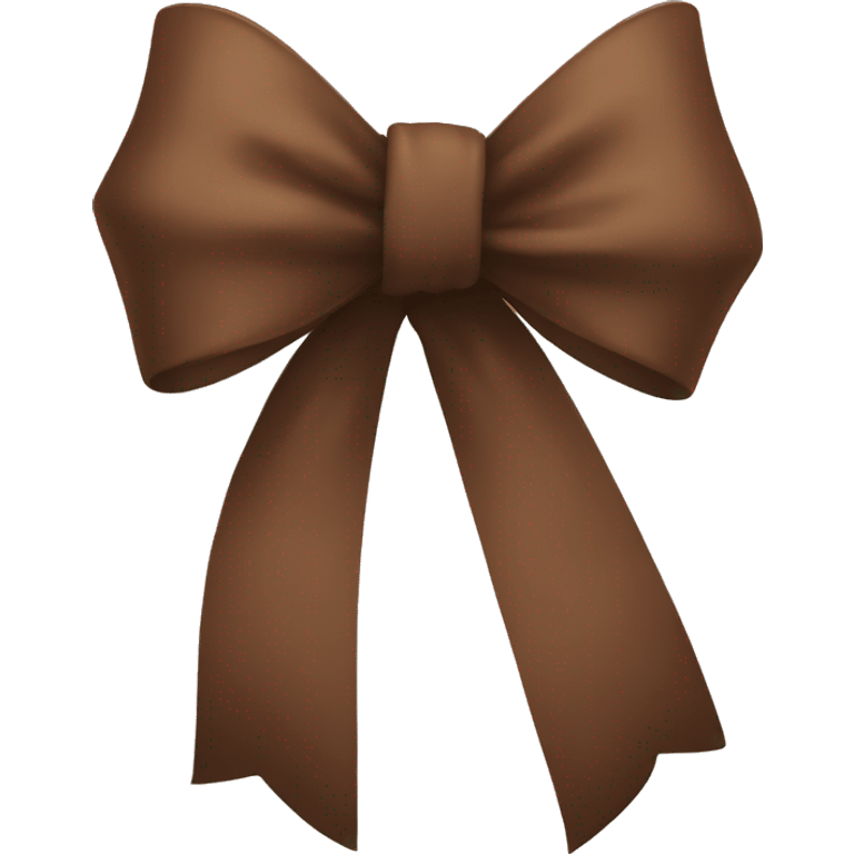 Brown bow emoji