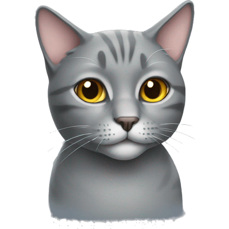 grey cat  emoji