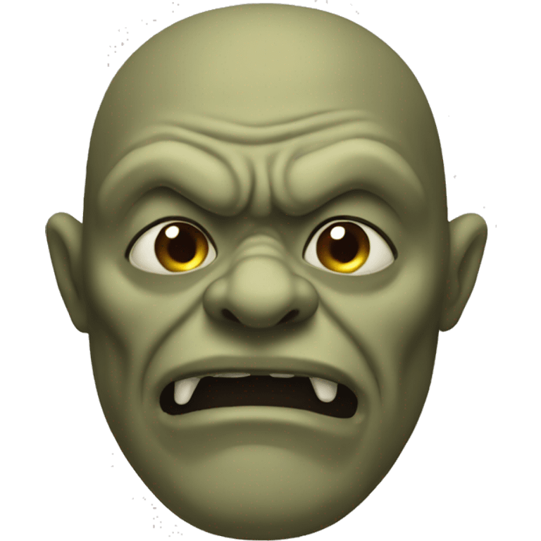 ugly golem emoji