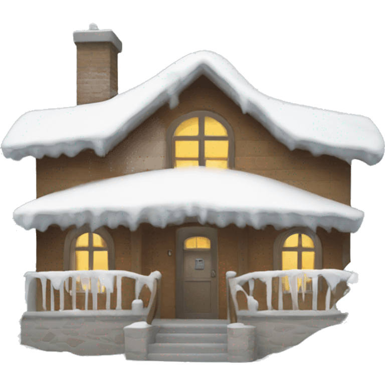 Winter home emoji