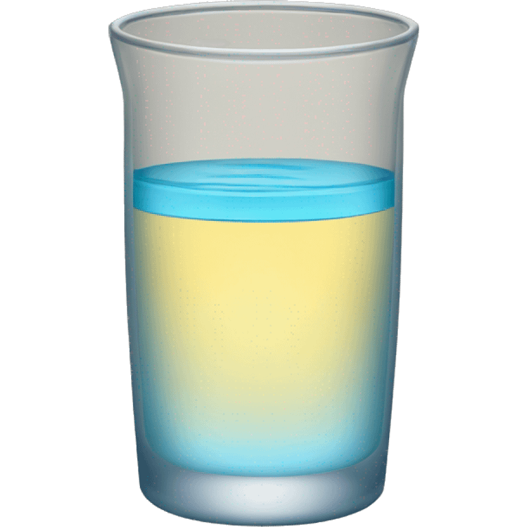 Vaso con agua emoji