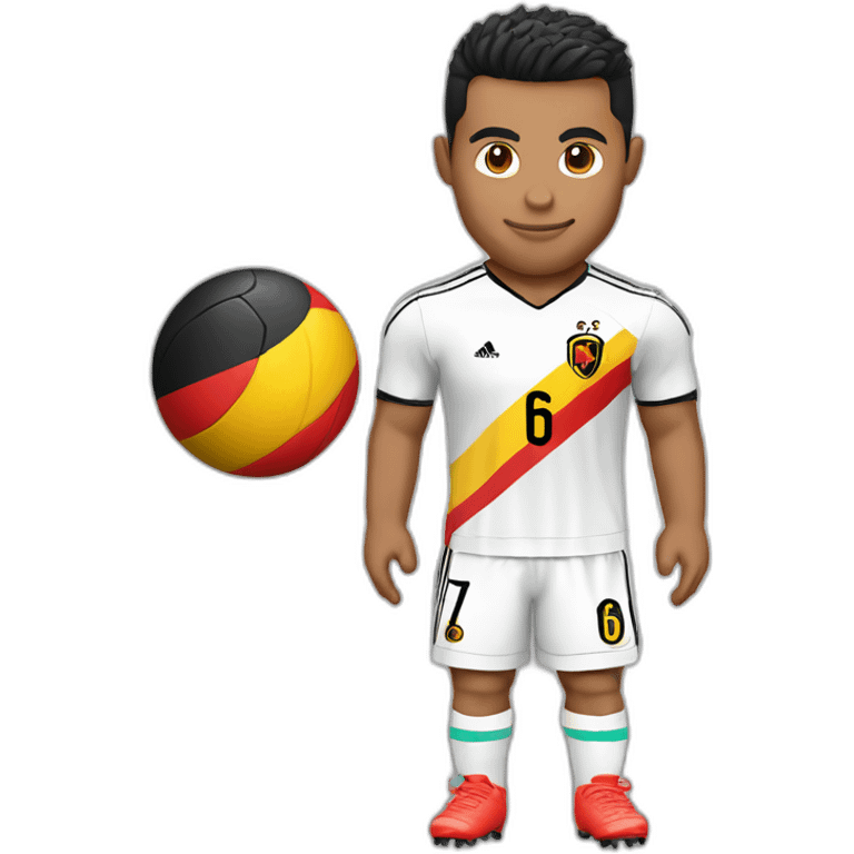 Cr7 avec le maillot de la Belgique emoji