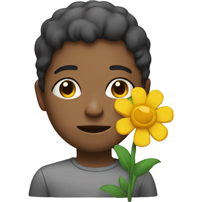 🥹 without tears, giving flowers  emoji