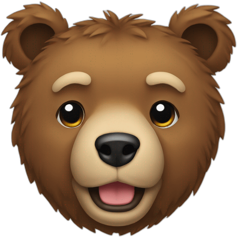 Bear cut emoji