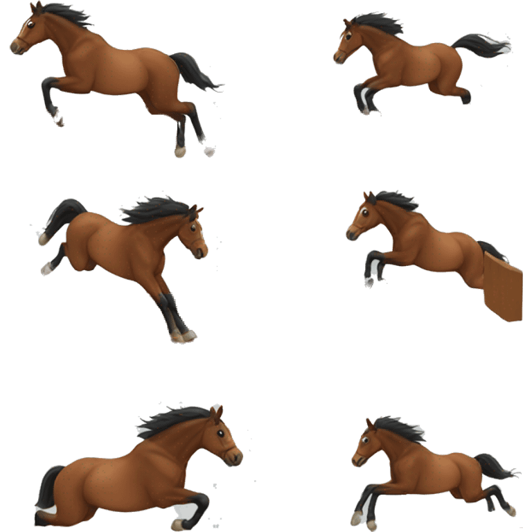 Horse jumping  emoji