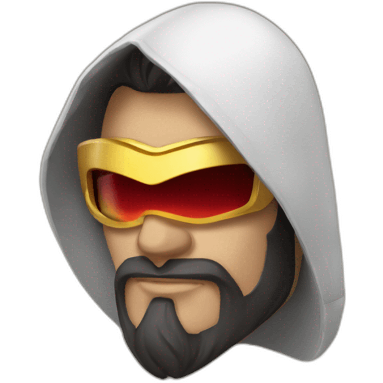 Darius Val-d’Or avec une sucette laser emoji