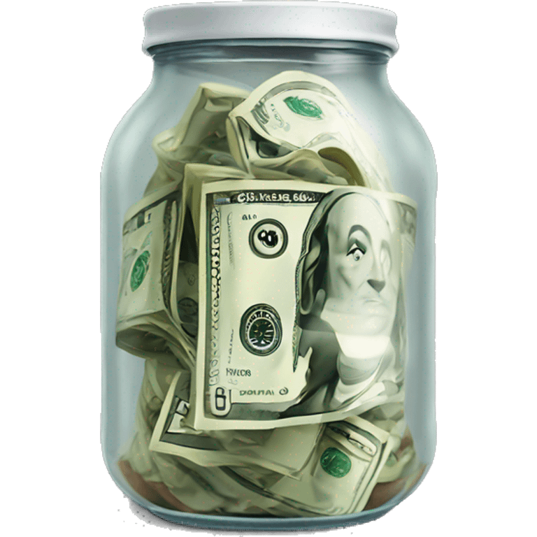 a jar of money emoji