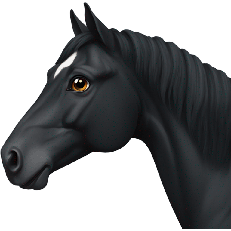 Black horse emoji