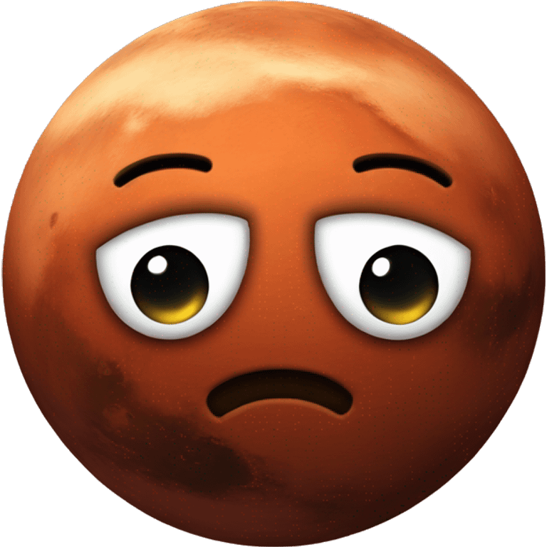 Mars planet emoji