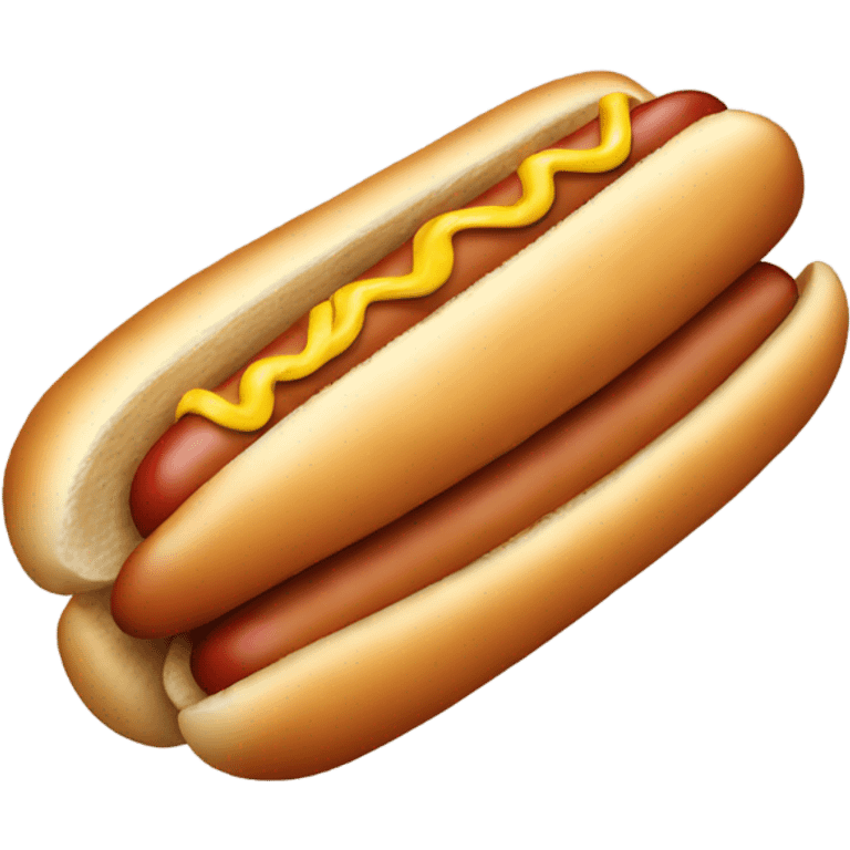 Hot dog emoji