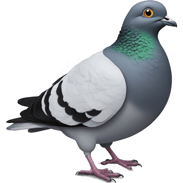 Two fat pigeons emoji