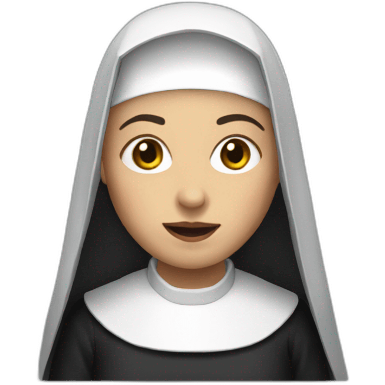 the nun emoji