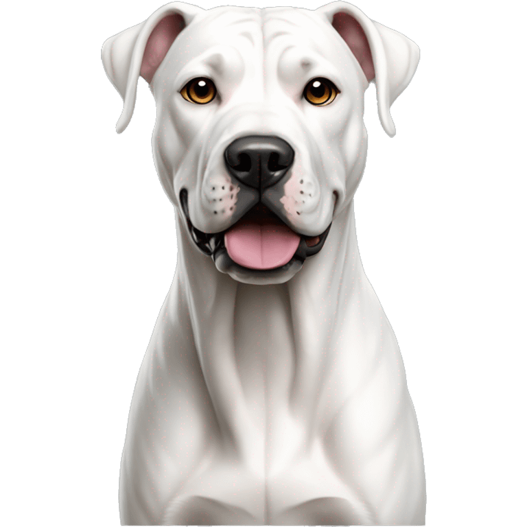 Dogo Argentino Dog Breed Full Body emoji