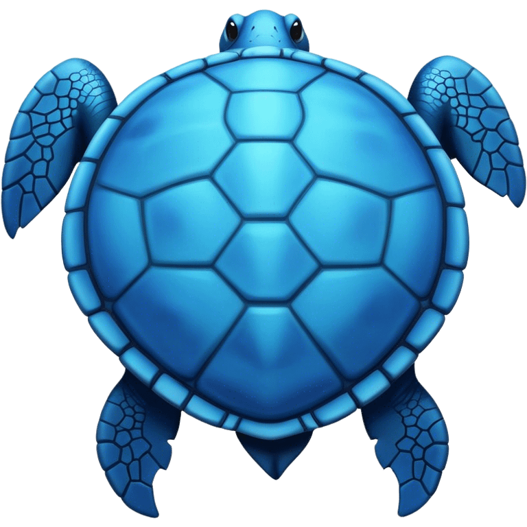 Blue turtle emoji