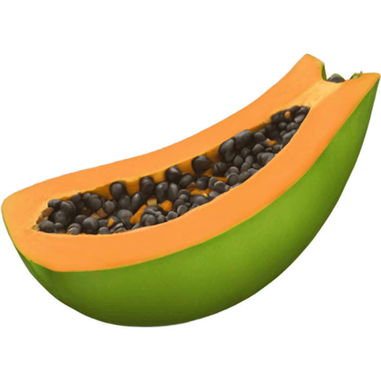 Papaya emoji