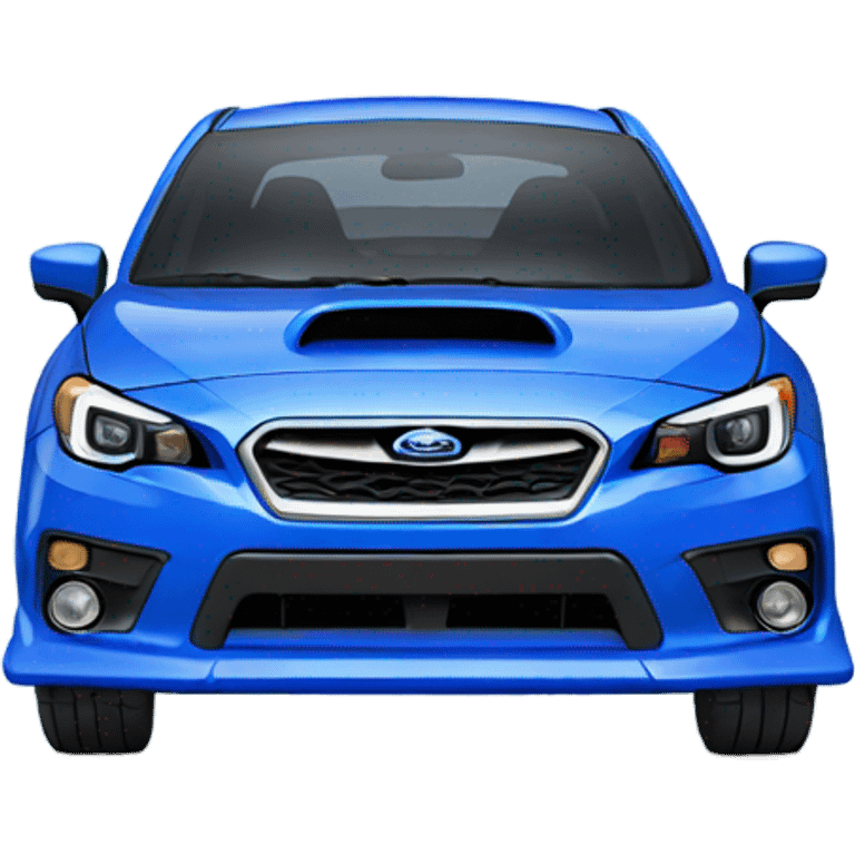 Blue Subaru rsti car emoji