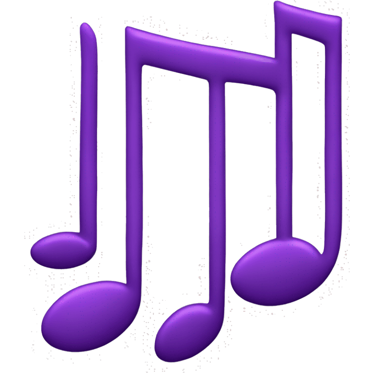 purple music note itunes emoji